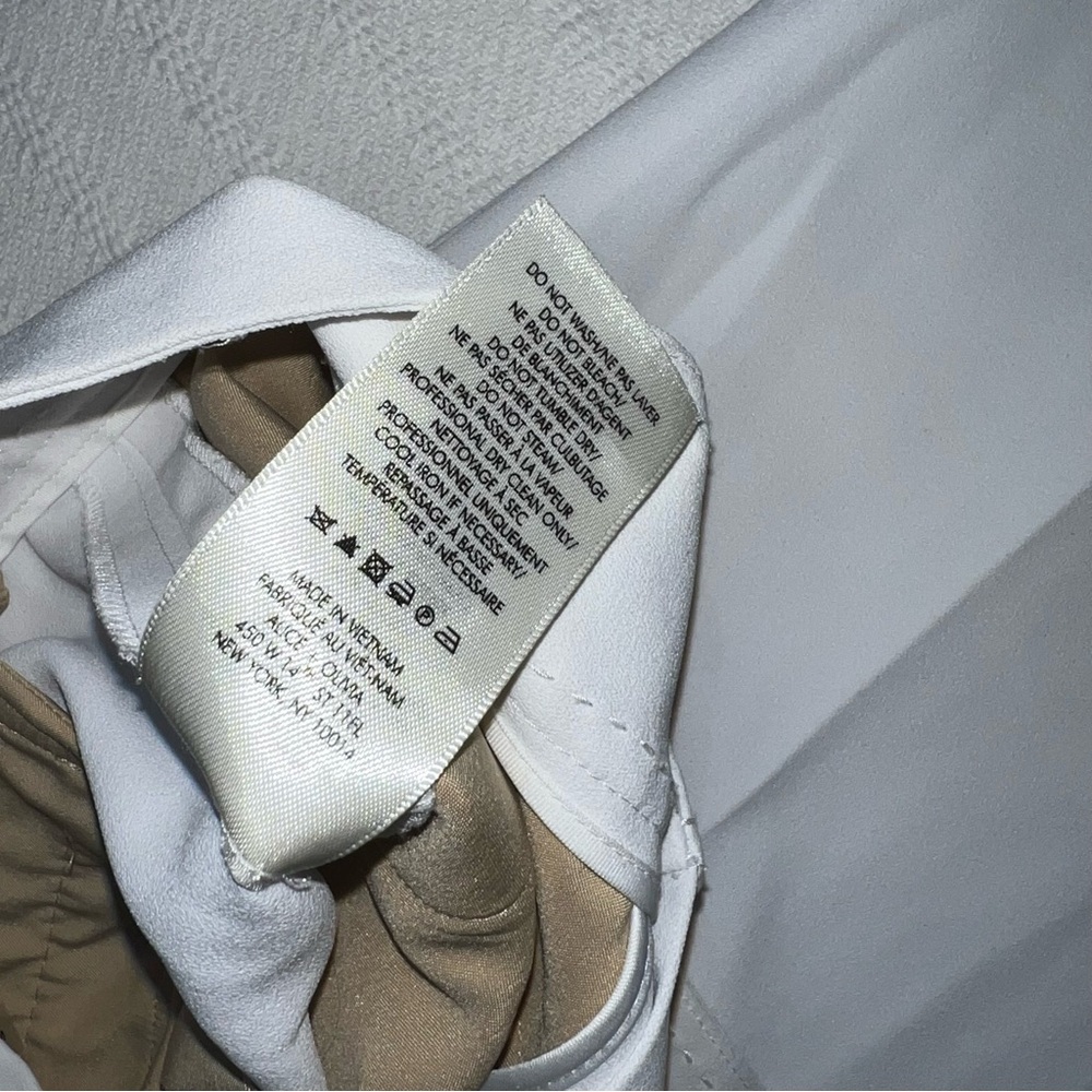 Alice + Olivia Stacey Slim Fit Pants Womens Size 2 Trousers Slacks Business - Picture 12 of 15